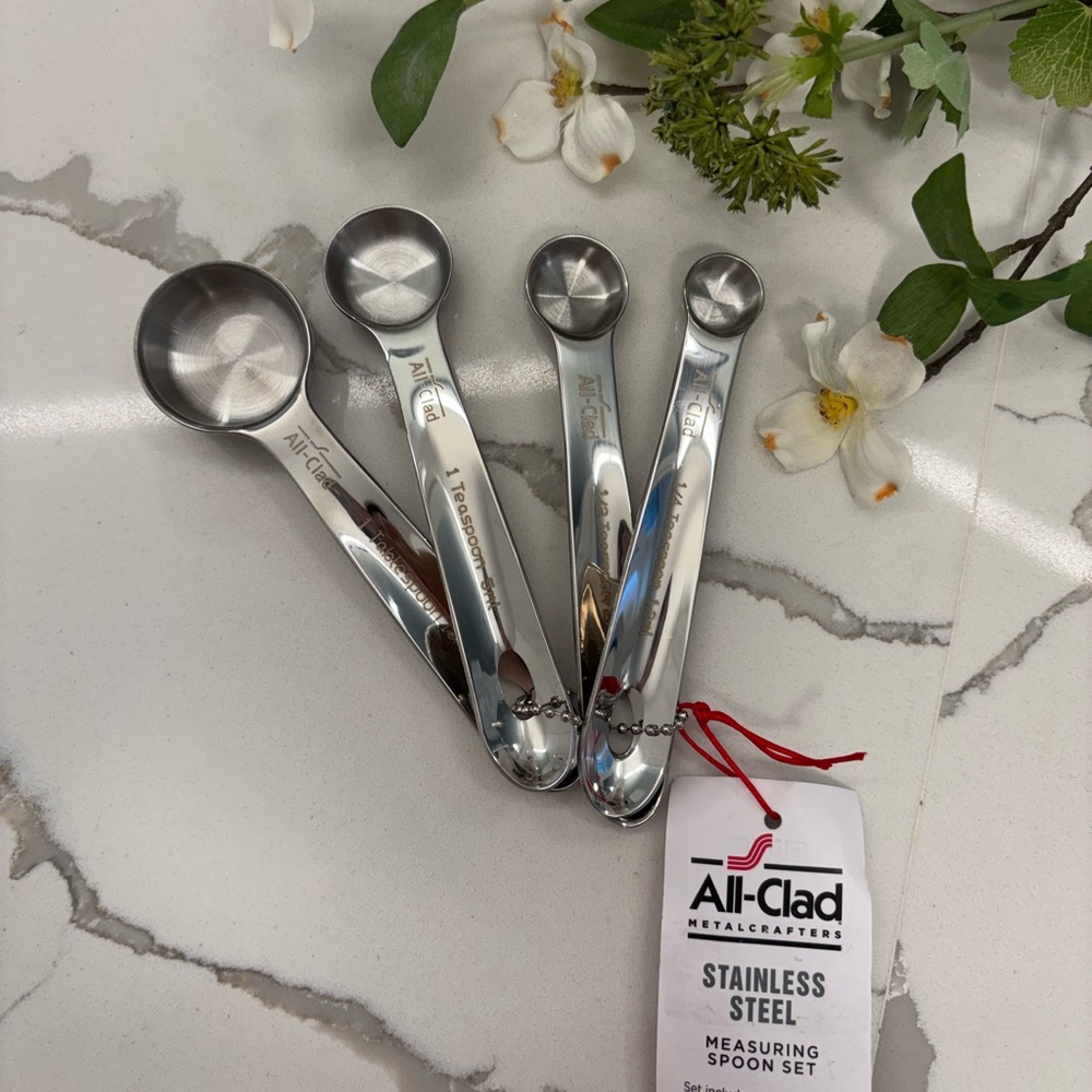 All-Clad Stainless Steel Measuring Spoon 4 Piece Set
